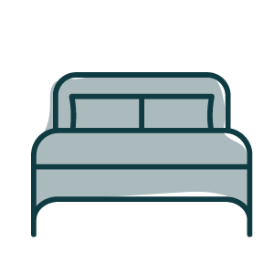 Bed Icon for postpartum care