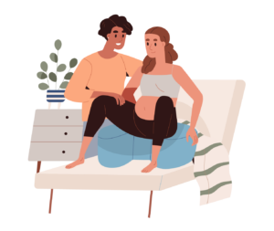 Doula with mom